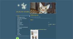 Desktop Screenshot of ocicat-stars.de