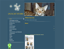 Tablet Screenshot of ocicat-stars.de